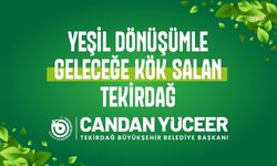 Başkan Yüceer, 'Yeşil Tekirdağ 2036 Vizyonu'nu kamuoyuyla paylaştı: Hedef 10 milyon fidan