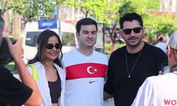 Bodrum'da milli maç heyecanı yaşandı