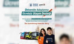 Bursa'da üniversite adaylarına ücretsiz ulaşım desteği