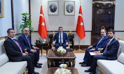 Cumhurbaşkanı Yardımcısı Yılmaz, Azerbaycan Büyükelçisi Memmedov'u kabul etti