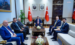 Cumhurbaşkanı Yardımcısı Yılmaz, Lübnan Başbakan Yardımcısı Mitri'yi kabul etti