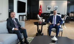 Dışişleri Bakanı Fidan, Emniyet Genel Müdürü Ali Fidan'ı kabul etti