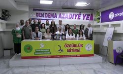 Diyarbakır'da 'Öcalan'a özgürlük' mitinginin programı açıklandı