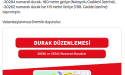 EGO Genel Müdürlüğü: 'Natoyolu Caddesi 15 Haziran saat 21.00 itibarıyla tamamen trafiğe kapatılacaktır'