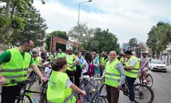 Iğdır'da pedallar sağlık için çevrildi