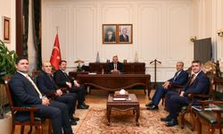 İlçe belediye başkanlarından Vali Canbolat'a ziyaret