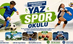 Kahramankazan Belediyesi'nin çocuklara yönelik düzenlediği yaz spor okulu kayıtları başladı