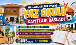 Kahramankazan Mahalle Kültür Evleri'nde 'Yaz Okulu' heyecanı başlıyor