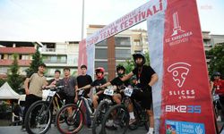 Karşıyaka Belediyesi'nden Türkiye'de bir ilk: Pump track gece yarışı