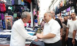Keçiören Belediye Başkanı Özarslan, pazar esnafıyla buluştu
