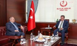 Keçiören Belediye Başkanı Özarslan'dan BBP Genel Başkanı Destici'ye ziyaret