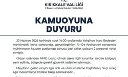 Kırıkkale'de özel şirkete ait mühimmat patladı, 2 işçi hayatını kaybetti