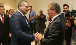 KKTC Başbakanı Ünal Üstel, İçişleri Bakanı Çiftçi'yi kabul etti