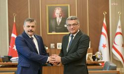 KKTC Cumhurbaşkanı Erhürman, İçişleri Bakanı Çiftçi'yi kabul etti