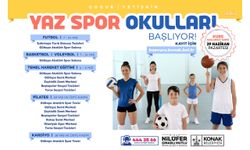 Konak'ın ücretsiz yaz spor okullarında kayıt dönemi başladı