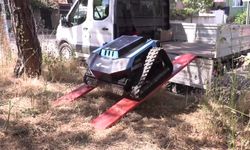 Konak'tan teknolojik adım: Ot biçme robotu sahada