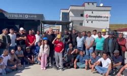 Maden Mühendisleri Odası'ndan Özşen Madencilik işçilerine destek
