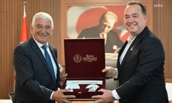 Manisa Büyükşehir Belediye Başkanı Dutlulu'dan kardeş şehir Güzelyurt'a ziyaret