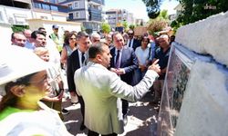 Manisa Büyükşehir Belediyesi Başkanı Dutlulu, Akhisar'daki altyapı yatırımını inceledi