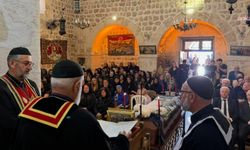 Mardin'de yaşamını yitiren Süryani cemaatine mensup Ergin ve Şahin için kilisede tören düzenlendi