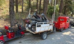 Marmaris'te kamusal alanları işgal eden hurda araçlar için düğmeye basıldı