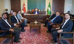 Mil Diyanet-Sen Genel Başkanı Celaleddin Gül'den Yapıcıoğlu'na ziyaret