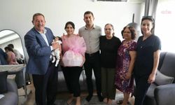 Milas Belediyesi'nin 'Hoş Geldin Bebek Projesi' devam ediyor
