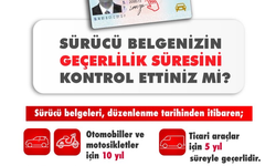 Nüfus ve Vatandaşlık İşleri'nden ehliyet uyarısı: Son geçerlilik tarihini kontrol edin
