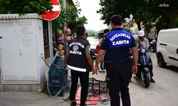 Şehzadeler Zabıtası'ndan yol ve kaldırım işgali denetimi