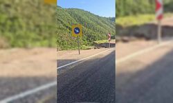 Sinop'ta çöken yol 3 yıldır onarım bekliyor