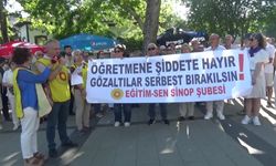 Sinop'tan Ankara'da eylem yapan öğretmenlere destek