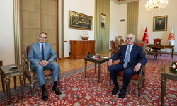 TBMM Başkanı Kurtulmuş, TÜRKPA Genel Sekreteri Hasan ile görüştü