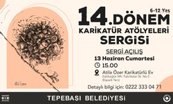 Tepebaşı'nda minik karikatüristlerin eserleri sergilenecek