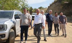 Turgutlu Belediye Başkanı Akın, ilçe genelinde süren yol çalışmalarını inceledi