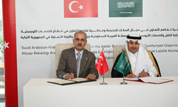 Türkiye ile Suudi Arabistan arasında ulaştırma ve demiryolu alanında iki mutabakat zaptı imzalandı