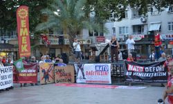 Altınoluk'ta NATO protestosu