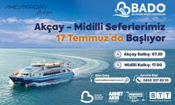 BADO'nun Akçay-Midilli seferleri, 17 Temmuz'da başlıyor