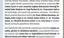 İstanbul Barosu'ndan NATO Zirvesi öncesi operasyonlara tepki: 'Demokratik toplumu cezalandırmaya yönelik açık bir gözdağı'