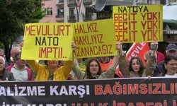 Rize'de NATO protestosu