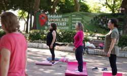 Tekirdağ Büyükşehir Belediyesi'nin açık havada sabah sporu etkinlikleri sürüyor