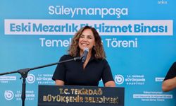 Tekirdağ Süleymanpaşa'da Mezarlık, Gasilhane ve Ek Hizmet Binası'nın temeli atıldı