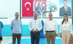 Turgutlu Belediye Başkanı Akın, Yaz Spor Kursları'nın ilk gününde çocuklarla buluştu