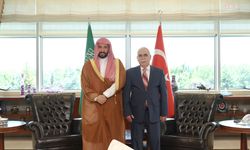 Anayasa Mahkemesi Başkanı Özkaya, Suudi Arabistan Adalet Bakanı ile görüştü