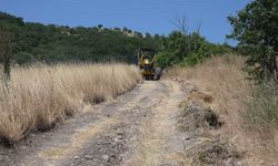 Balıkesir Büyükşehir Belediyesi'nden tarla ve zeytinlik yollarında çalışma