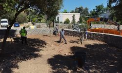 Bodrum Belediyesi Pînaraltı Emekli Kafe'nin yapımında sona gelindi