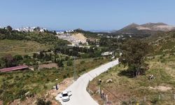 Bodrum genelinde beton yol ve parke uygulamaları sürüyor