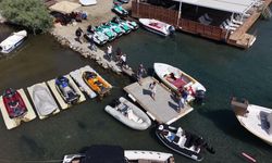 Bodrum'da deniz dibi temizliğinin 10. etabı, Türkbükü'nde gerçekleştirildi