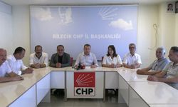 CHP Bilecik İl Genel Meclisi üyelerinden Ali Özdemir ve Özgür Özel'e destek