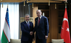 Cumhurbaşkanı Erdoğan, Özbekistanlı mevkidaşıyla görüştü