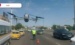 Diyarbakır'da trafik kurallarını ihlal edenler dron ile tespit edildi